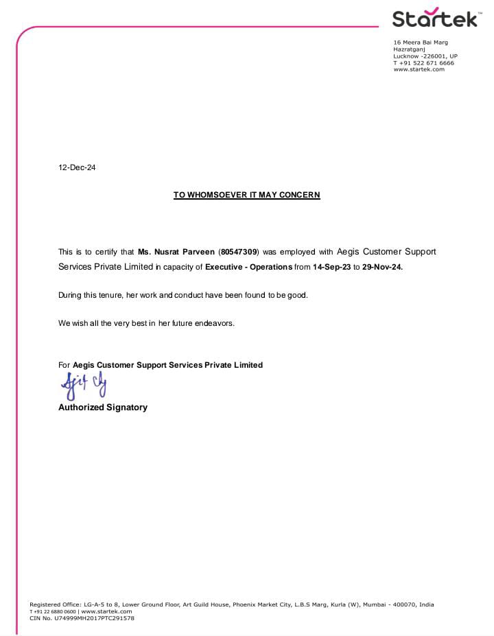 Customer Support & Communication Expertise at StarTek.